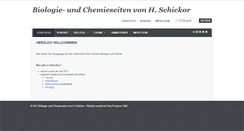 Desktop Screenshot of hschickor.de