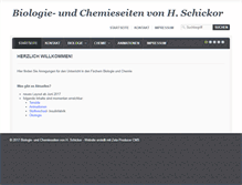 Tablet Screenshot of hschickor.de